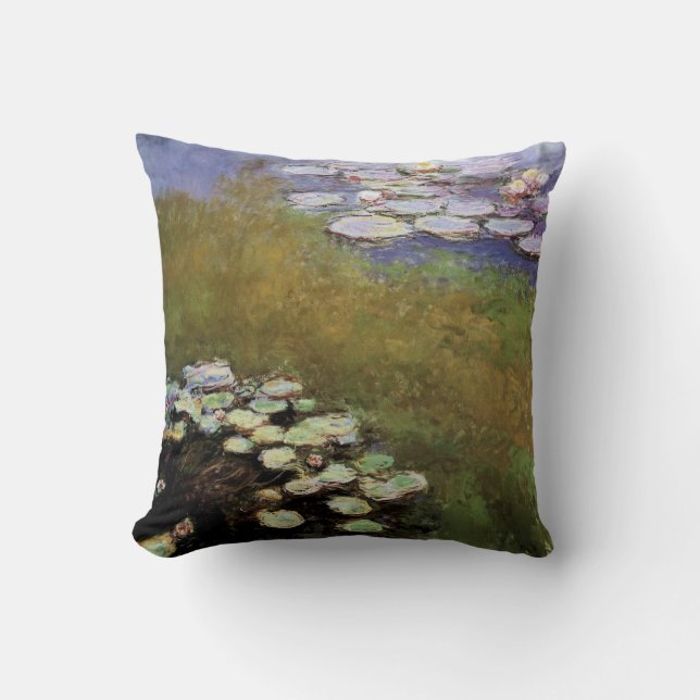 Water-Lillies, 1914-17 Throw Pillow (Front)