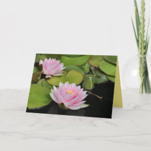Water Lillies Card