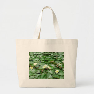 Water Lillies Large Tote Bag