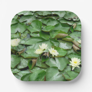 Water Lillies Paper Plate