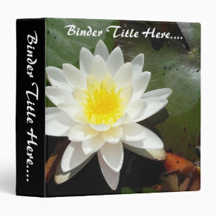 Water Lily 1.5" Binder