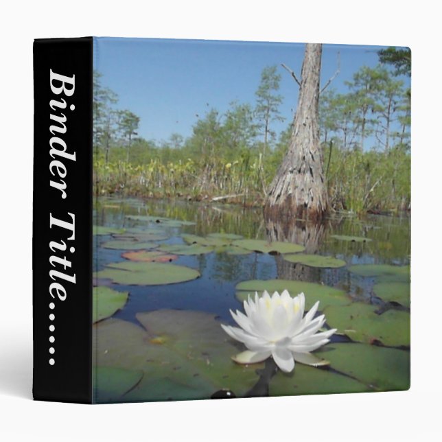 Water Lily 2 - 1.5" Binder (Front/Spine)