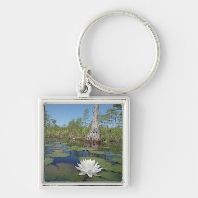 Water Lily 2 Keychain (Front)