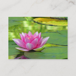 Water Lily ATC Business Card