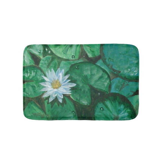 Water Lily Bath Mat (Front)