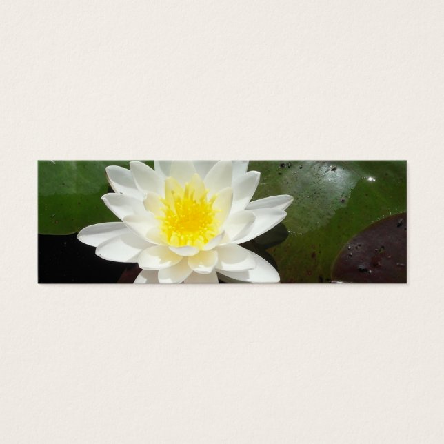 Water Lily Bookmark (Front)