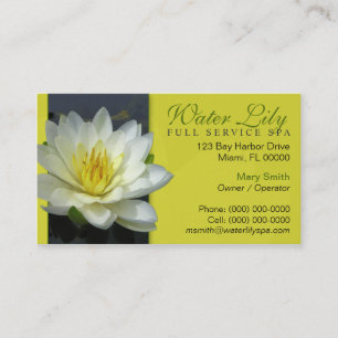 Water Lily Business Card