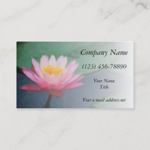 Water Lily Business Card