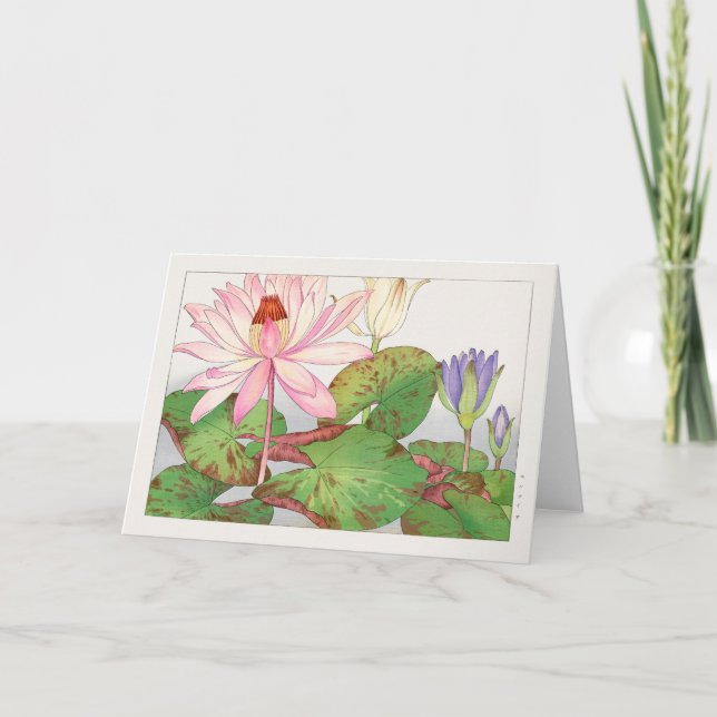 Water lily by Tanigami Konan Card (Front)