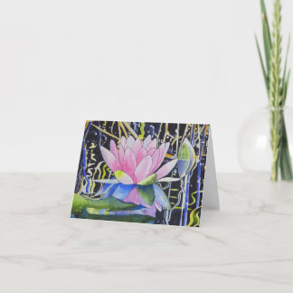 Water Lily Card