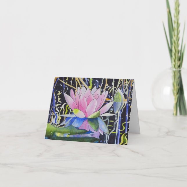 Water Lily Card (Front)