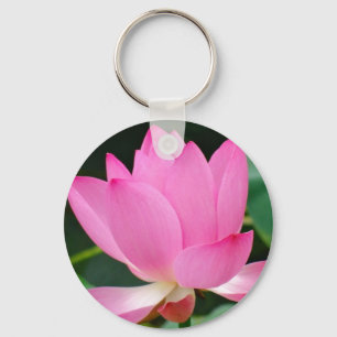 Water Lily in the Pond Keychain