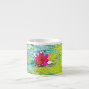 Water Lily Lilypad Espresso Cup