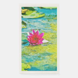 Water Lily Lilypad Napkin