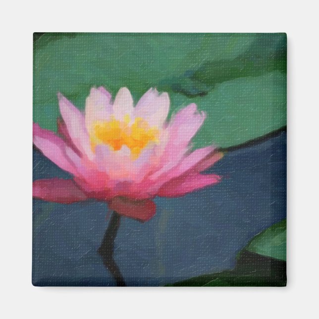 Water Lily Magnet (Front)