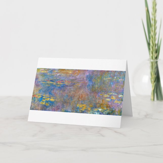 Water Lily Pond at Giverny, Claude Monet Card (Front)