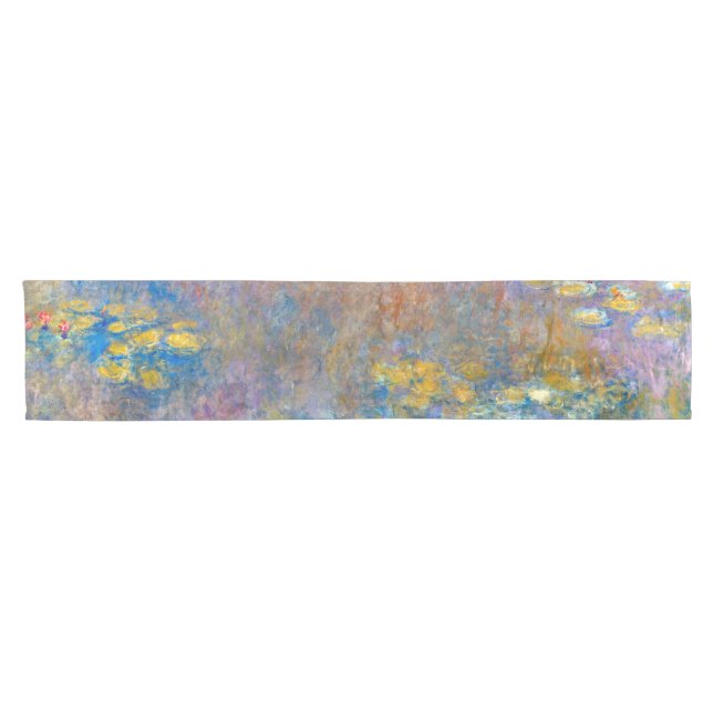Water Lily Pond at Giverny, Claude Monet Short Table Runner (Horizontal)