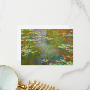 Water Lily Pond by Claude Monet Thank You Card