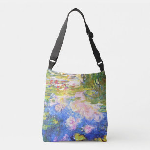Water Lily Pond Claude Monet Crossbody Bag