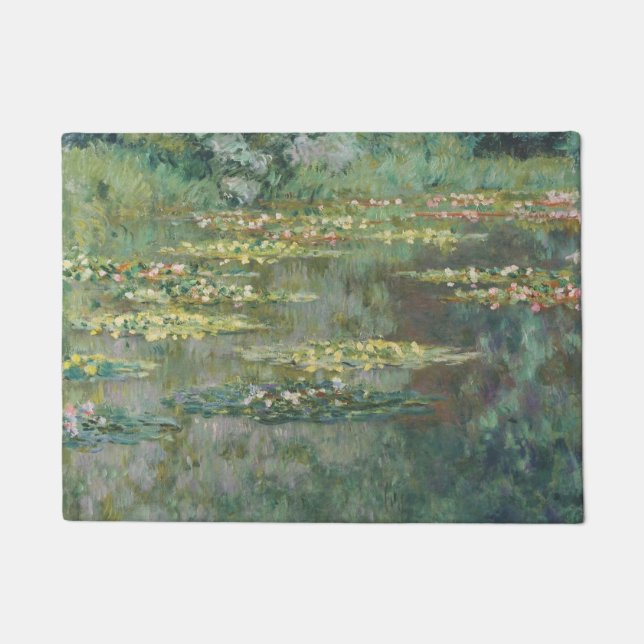 Water Lily Pond Claude Monet Doormat (Front)