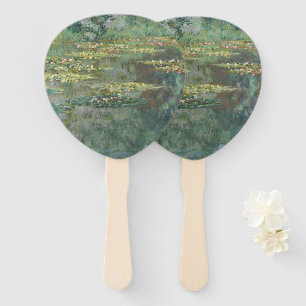 Water Lily Pond Claude Monet Hand Fan