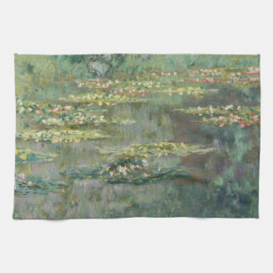 Water Lily Pond Claude Monet Kitchen Towel