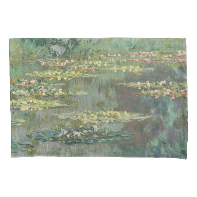 Water Lily Pond Claude Monet Pillowcase (Front)