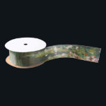 Water Lily Pond Claude Monet Satin Ribbon<br><div class="desc">The Water Lily Pond by Claude Monet</div>