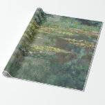 Water Lily Pond Claude Monet Wrapping Paper<br><div class="desc">The Water Lily Pond by Claude Monet</div>