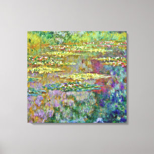 Water Lily Pond Fine Art Canvas Print