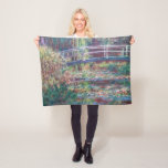 Water Lily Pond (Harmonie Rose), Monet Fleece Blanket<br><div class="desc">Oscar-Claude Monet (14 November 1840 – 5 December 1926) was a French painter, a founder of French Impressionist painting and the most consistent and prolific practitioner of the movement's philosophy of expressing one's perceptions before nature, especially as applied to plein air landscape painting. The term ""Impressionism"" is derived from the...</div>
