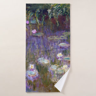 Water Lily Pond, Monet Bath Towel
