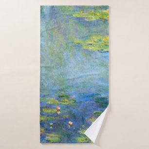 Water Lily Pond, Monet Bath Towel