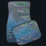 Water Lily Pond, Monet Car Mat<br><div class="desc">Oscar-Claude Monet (14 November 1840 – 5 December 1926) was a French painter, a founder of French Impressionist painting and the most consistent and prolific practitioner of the movement's philosophy of expressing one's perceptions before nature, especially as applied to plein air landscape painting. The term ""Impressionism"" is derived from the...</div>