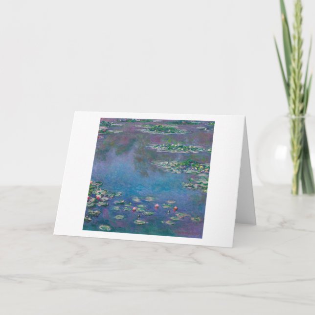 Water Lily Pond, Monet Card (Front)