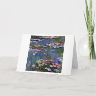 Water Lily Pond, Monet Card