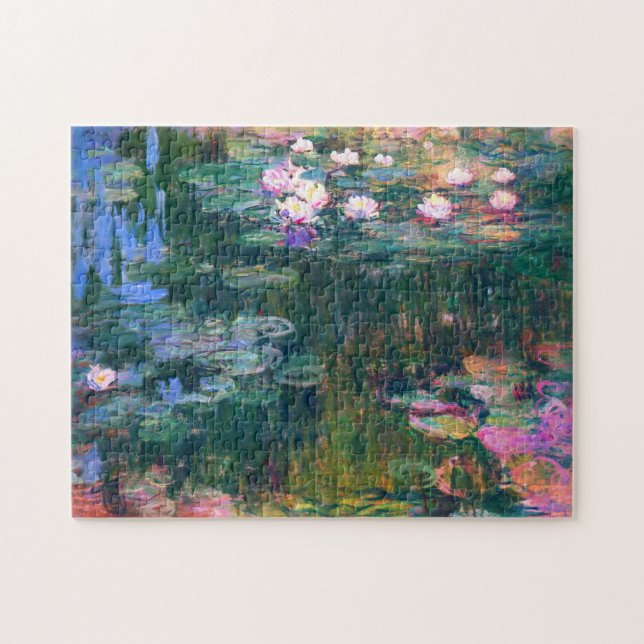Water Lily Pond Monet Fine Art Jigsaw Puzzle (Horizontal)