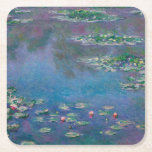 Water Lily Pond, Monet Square Paper Coaster<br><div class="desc">Oscar-Claude Monet (14 November 1840 – 5 December 1926) was a French painter, a founder of French Impressionist painting and the most consistent and prolific practitioner of the movement's philosophy of expressing one's perceptions before nature, especially as applied to plein air landscape painting. The term ""Impressionism"" is derived from the...</div>