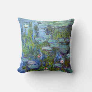 Water Lily Pond, Monet Throw Pillow