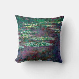 Water Lily Pond, Monet Throw Pillow