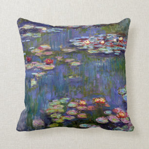 Water Lily Pond, Monet Throw Pillow