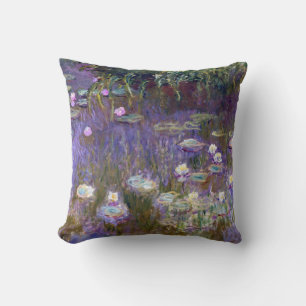 Water Lily Pond, Monet Throw Pillow