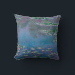 Water Lily Pond, Monet Throw Pillow<br><div class="desc">Oscar-Claude Monet (14 November 1840 – 5 December 1926) was a French painter, a founder of French Impressionist painting and the most consistent and prolific practitioner of the movement's philosophy of expressing one's perceptions before nature, especially as applied to plein air landscape painting. The term ""Impressionism"" is derived from the...</div>