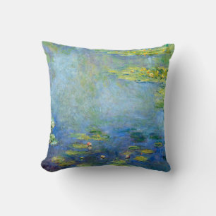 Water Lily Pond, Monet Throw Pillow