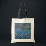 Water Lily Pond, Monet Tote Bag<br><div class="desc">Oscar-Claude Monet (14 November 1840 – 5 December 1926) was a French painter, a founder of French Impressionist painting and the most consistent and prolific practitioner of the movement's philosophy of expressing one's perceptions before nature, especially as applied to plein air landscape painting. The term ""Impressionism"" is derived from the...</div>