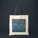 Water Lily Pond, Monet Tote Bag<br><div class="desc">Oscar-Claude Monet (14 November 1840 – 5 December 1926) was a French painter, a founder of French Impressionist painting and the most consistent and prolific practitioner of the movement's philosophy of expressing one's perceptions before nature, especially as applied to plein air landscape painting. The term ""Impressionism"" is derived from the...</div>