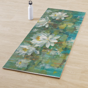 Water Lily Pond Yoga Mat