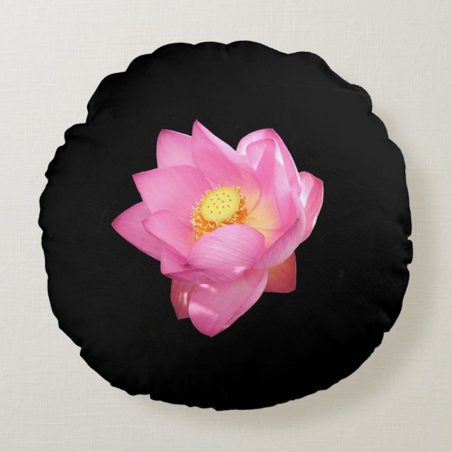 Water Lily Round Cushion (Front)