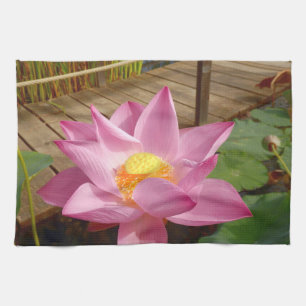 Water Lily Tea Towel