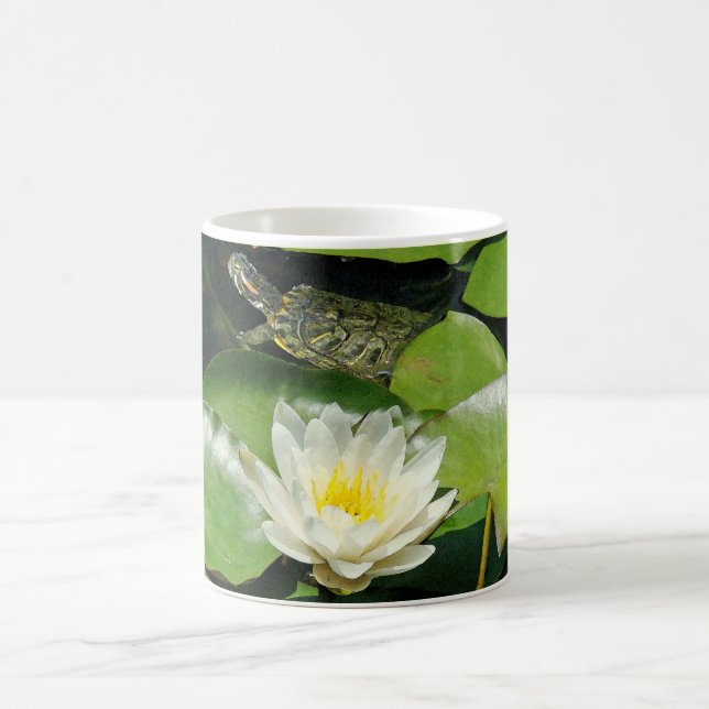 Water Lily & Turtle Mug (Center)